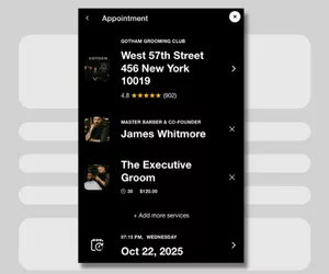 Booking Popup